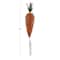 Hello Honey® 39" Orange Flocked Bottle Brush Carrot Ornament